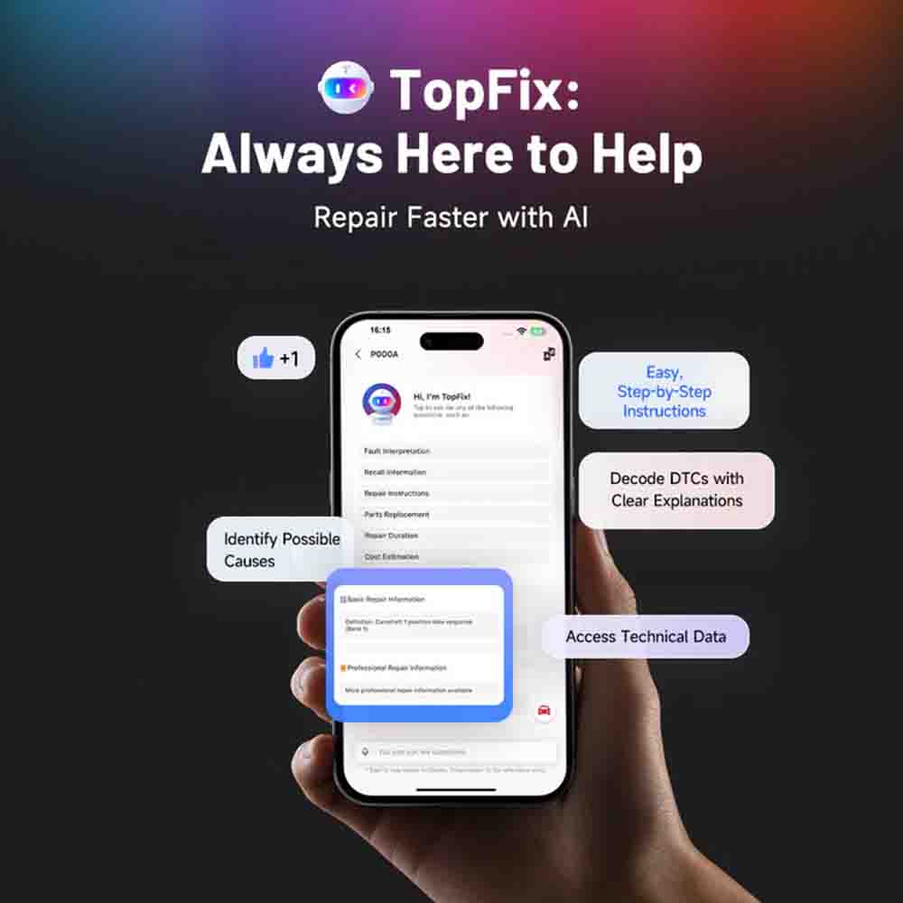 Topdon Tc001 Thermal Camera - TOPDON Topscan Lite OE Level Diagnostics