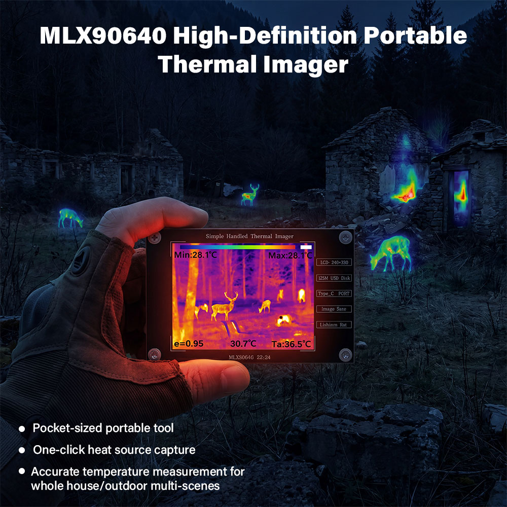 Portable Infrared Imager -40℃~ - Nf 521 Thermal Imaging Camera 评论和价格