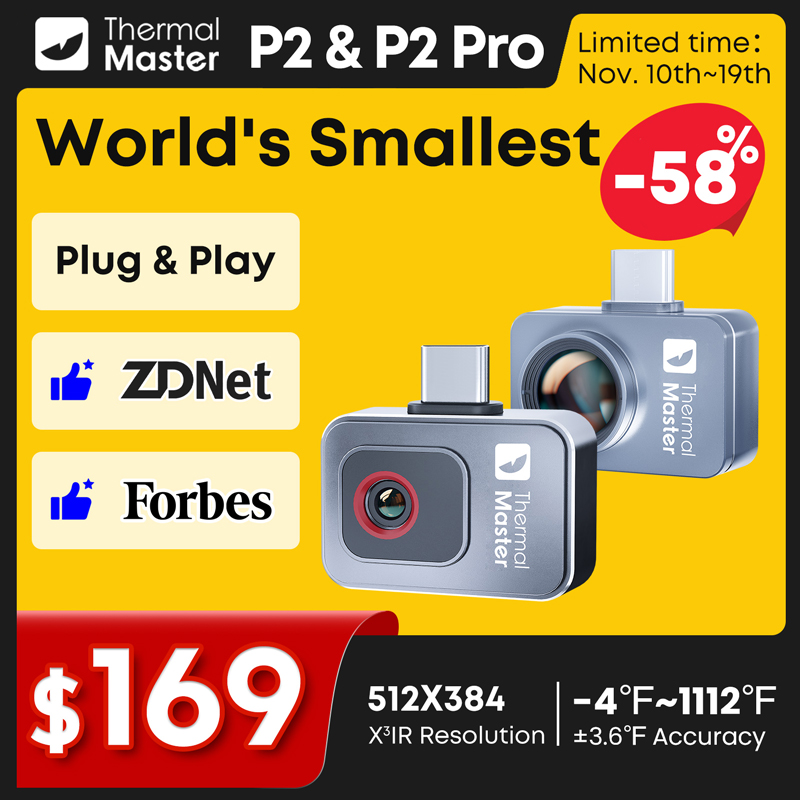P2//P2Pro Thermal Imager 15X Z - Infiray P2 Pro Macro Lens 评论和价格