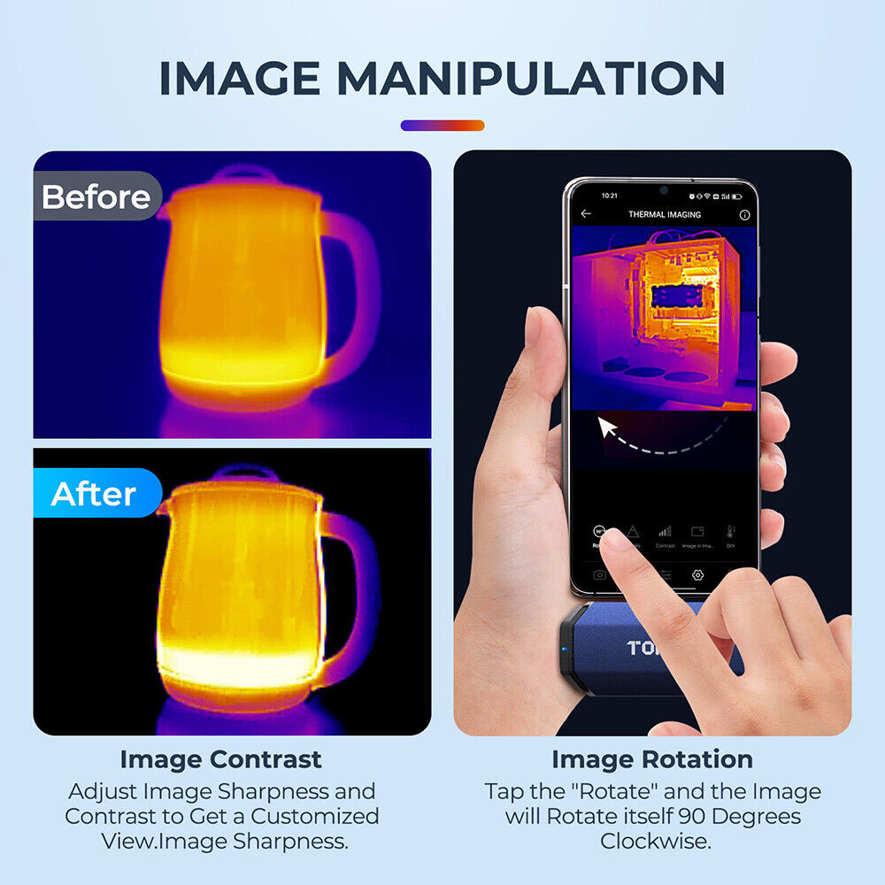 TOPDON TC001 Thermal Imaging C - Thermal Imaging Camera 256X192 评论和价格