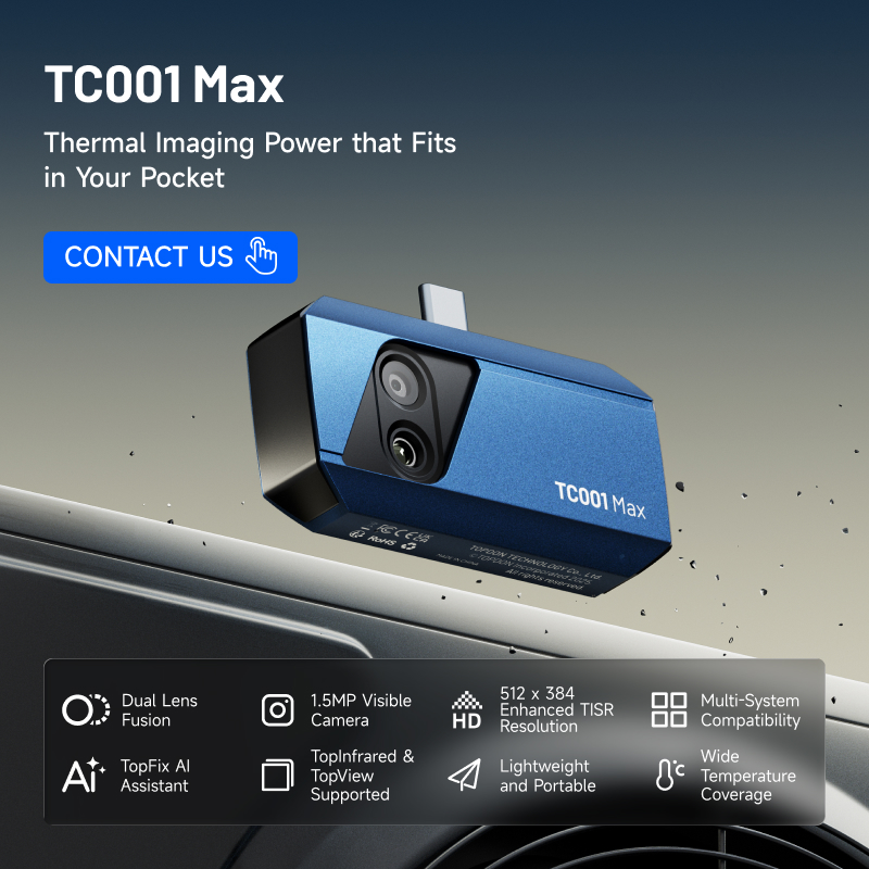TOPDON TC001 Max Dual-Lens Min - Topdon Tc001 Thermal Camera 评论和价格