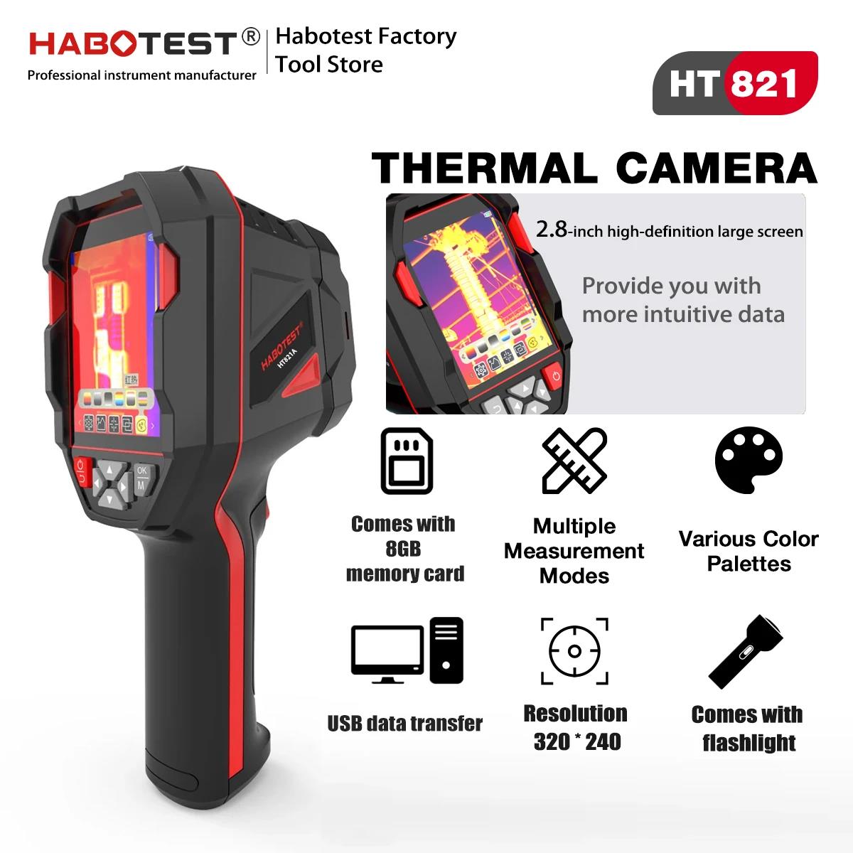 HABOTEST HT821A Thermal Camera - Nf 521 Thermal Imaging Camera 评论和价格