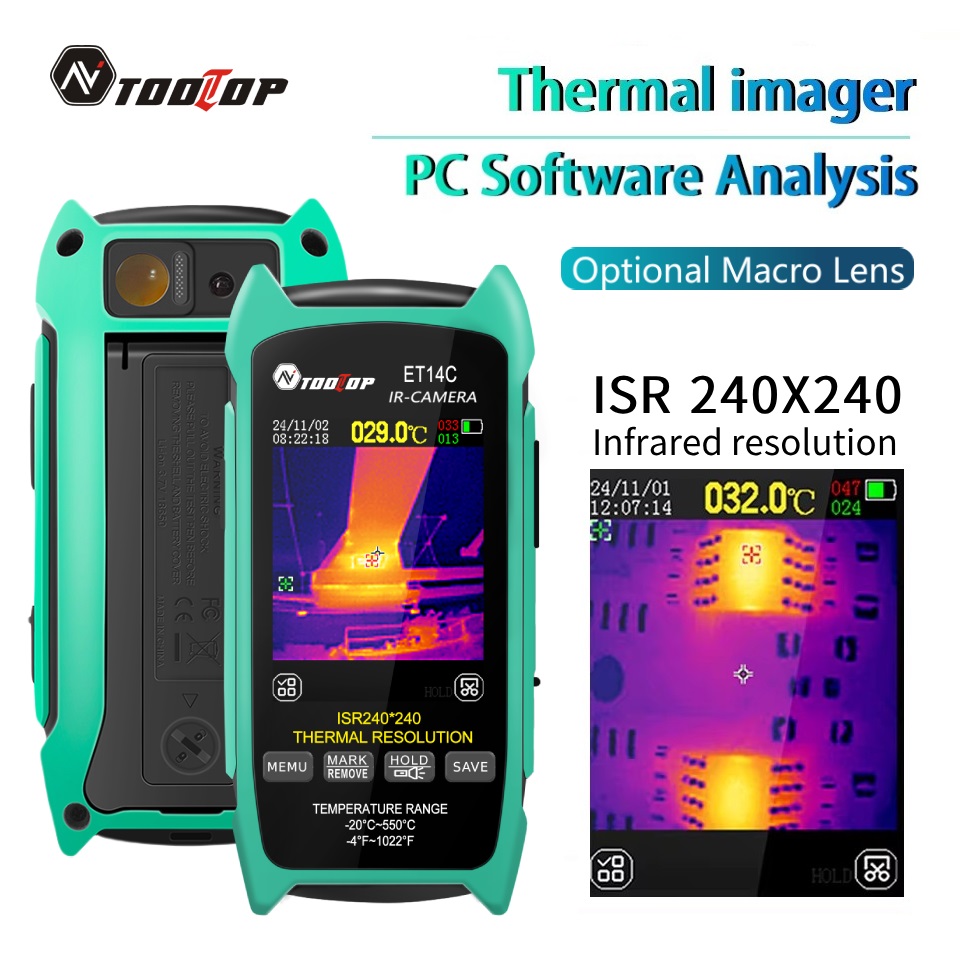 TOOLTOP ET14C 2.8inch Thermal  - Nf 521 Thermal Imaging Camera 评论和价格