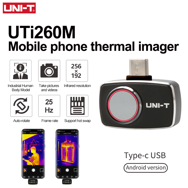 UNI-T Thermal Imager For Smart - Thermal Imaging Camera 256X192 评论和价格